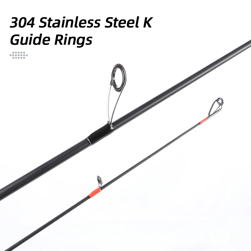 Caña de pescar de carbono MIFINE-SUNSHINE SPIN, agua salada, agua dulce, giratoria, varillas rápidas, 2,05 m, 2,35 m, 2,6 m, L, ML 3-21g - imagen 3