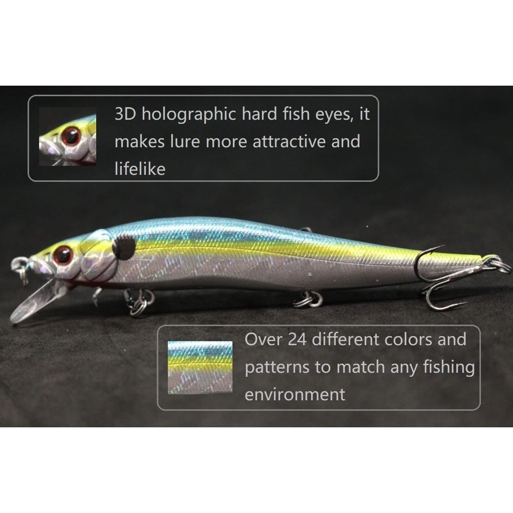 WLure 2023 Minnow señuelo de pesca Jerkbait 14g 12cm transferencia de peso Wobbler Twitch fácil fundición larga pequeño oscilante hundimiento M262S - imagen 3
