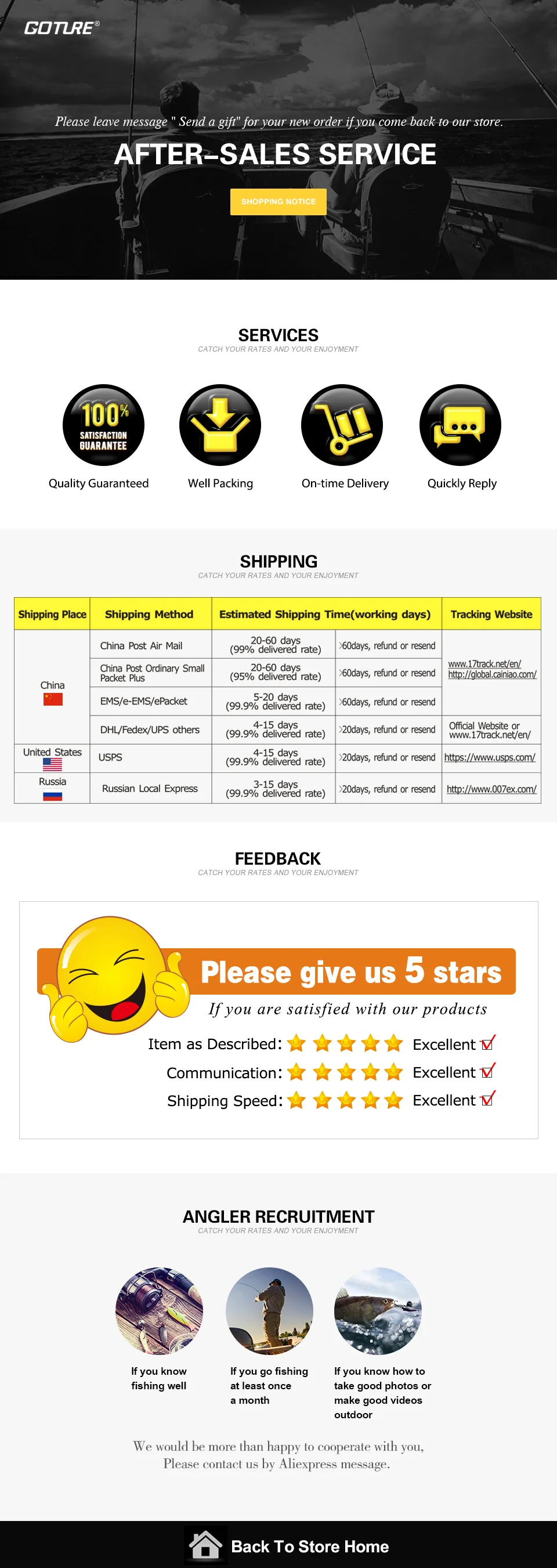 Experimente un servicio postventa sin costura con nuestros productos de alta calidad y opciones de envío eficientes