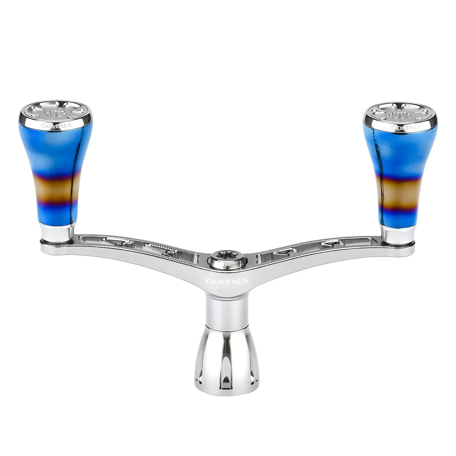 Gomexus doble mango Eging para Daiwa Exist Certate Morethan Luvias carrete giratorio balístico mango de sintonización de 98mm y soporte de carrete