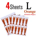40pcs L Orange