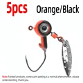 5pcs Orange Black