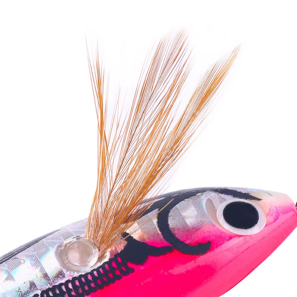 Plantilla de calamar luminosa de 10,2 cm y 9,5g, señuelo duro para camarones, Calamari, sepia, pulpo, anzuelo de pesca, aparejos de pesca de mar, 1 ud. - imagen 2