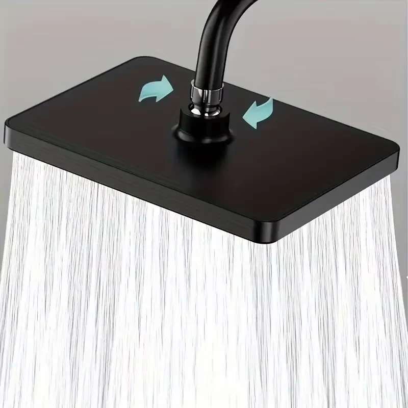 Cabezal de ducha grande Universal de 10 pulgadas, cabezal de ducha antibloqueo presurizado, baño, Hotel, ducha de cintura pequeña - imagen 4