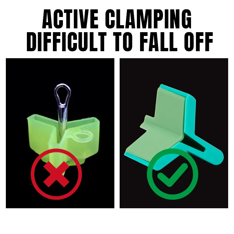 LETOYO 4-20 unids/bolsa cubierta de anzuelo triple protectores de anzuelos de pesca cubiertas de anzuelos triples gorros de anzuelo de pesca - imagen 2