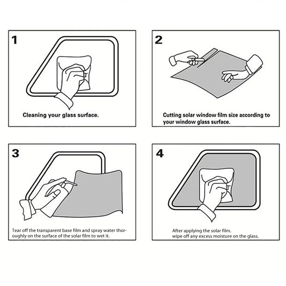 Película de vidrio de protección de privacidad, película de ventana de coche adecuada para película de ventana de coche, película de aislamiento térmico de protección solar impermeable - imagen 5