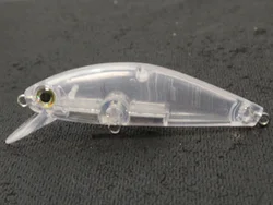 Señuelo hundimiento pececillo sin pintar con ojos WLure UPM277