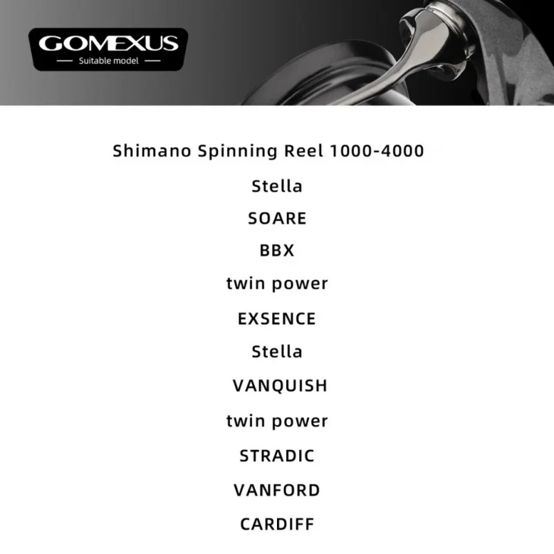 Rodillo de línea Gomexus para Shimano Stella, Twin Power, Stradic Vanford, Vanquish Soare Exsence, pesca giratoria, accesorio suave - imagen 5