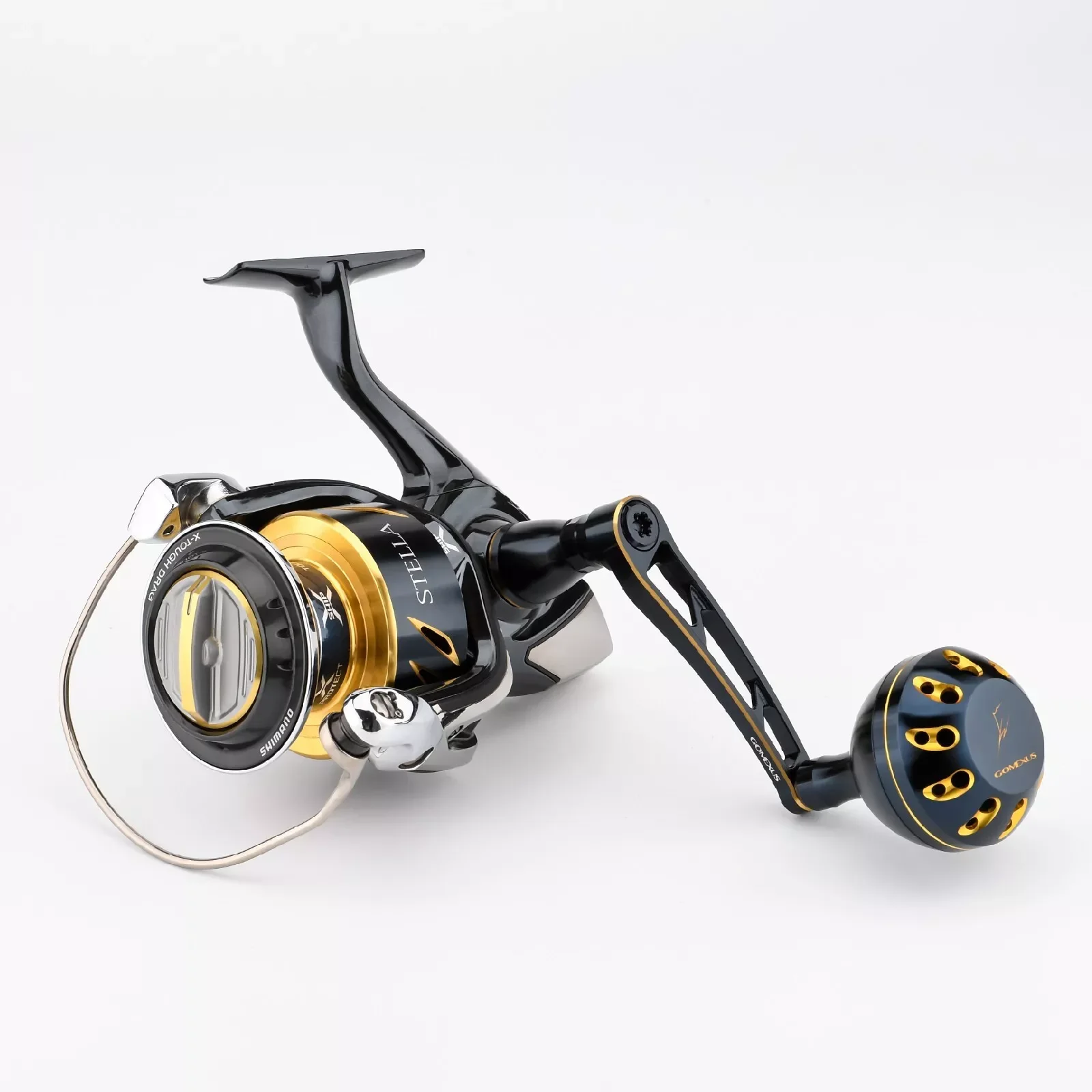 Manija de alimentación Gomexus para carrete giratorio de agua salada Daiwa 23 Saltiga 24 Certate SW 4000-6000 - imagen 2