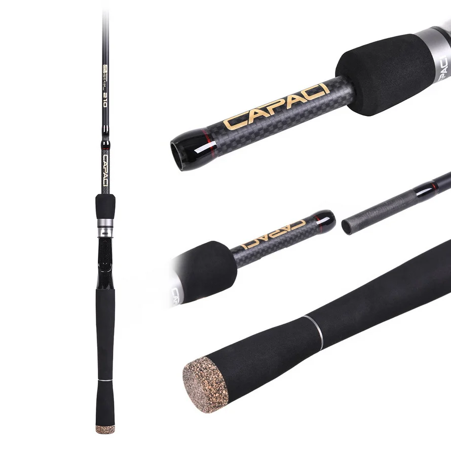GOTURE Fishing Pole Carbon Fiber Spinning/Casting Fishing Rod 6-7Sections Fishing Rods for River Lake Reservoir Pond Stream - imagen 5