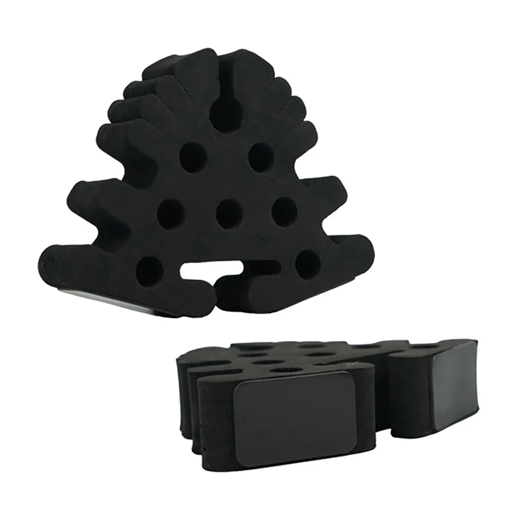 Soporte de herramientas de tornillo de banco para atar moscas de espuma EVA, súper ligero, de alta densidad, fácil de llevar con un juego de juntas tóricas de diferentes tamaños - imagen 3