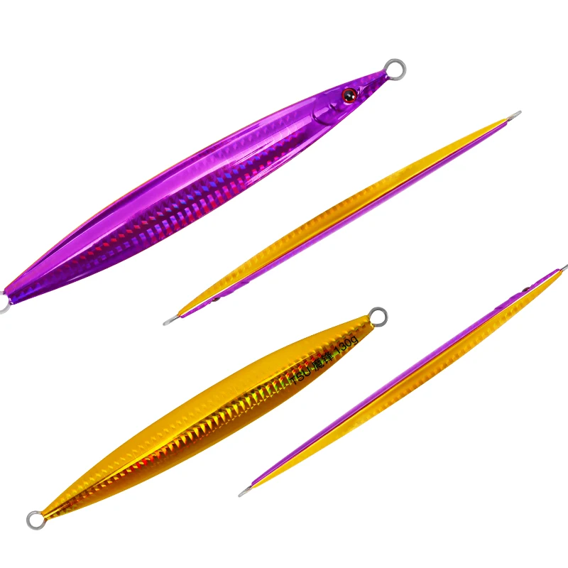 TSURINOYA-señuelo de pesca de Jigging lento GT Tuna, M & F 110g 130g 165g 200g, anzuelo de Metal duro Biat - imagen 5