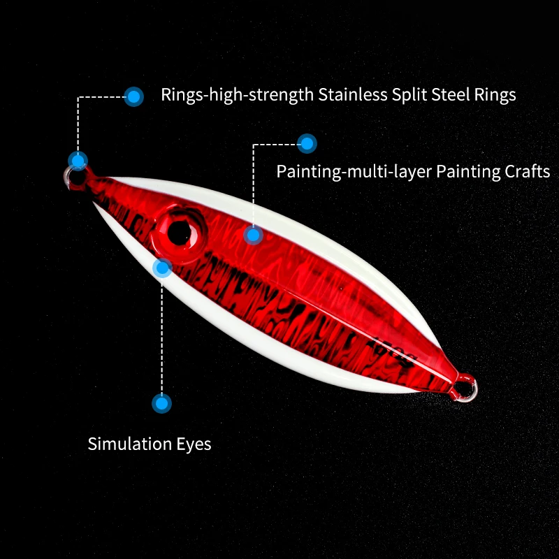 MJ38 Seafox Jig metálico y cuchara – Señuelo artificial fondo - imagen 3