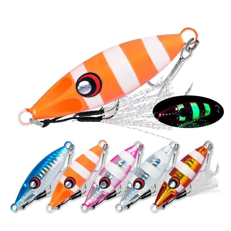 Gegoten Metalen Jig Lokken Slow Pitch 10G 20G 30G 40G 60G Shore Casting Jigging Lepel Zoutwatervissen Lokken Slow Bee Kunstaas