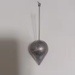 Lote 8 plomos bola brasileño diferentes pesos con varilla rolling incorporado corriente surfcasting