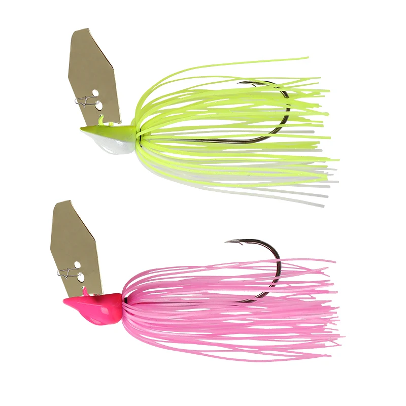 TSURINOYA Chatterbait-plantillas con cuchillas, 11g, 14g, plantillas vibratorias, señuelo de pesca, ganchos de aparejo de goma, juego de lubina, Buzzbaits, plantilla, aparejos de remolque - imagen 2