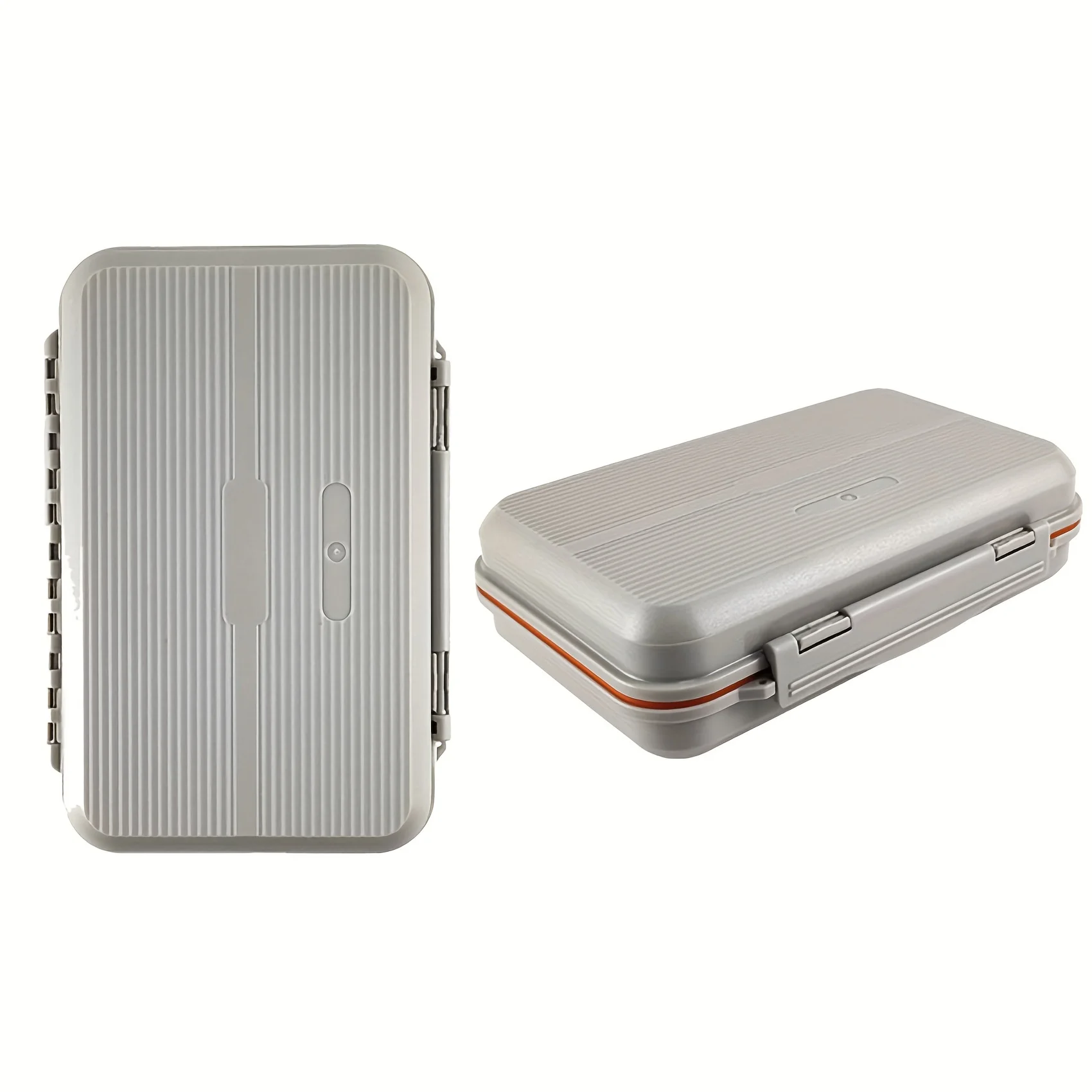 Aventik Caja de aparejos de pesca impermeable de dos caras con bandeja de almacenamiento de hojas oscilantes de espuma - Herramientas de almacenamiento de pesca para empuñaduras fáciles - imagen 4