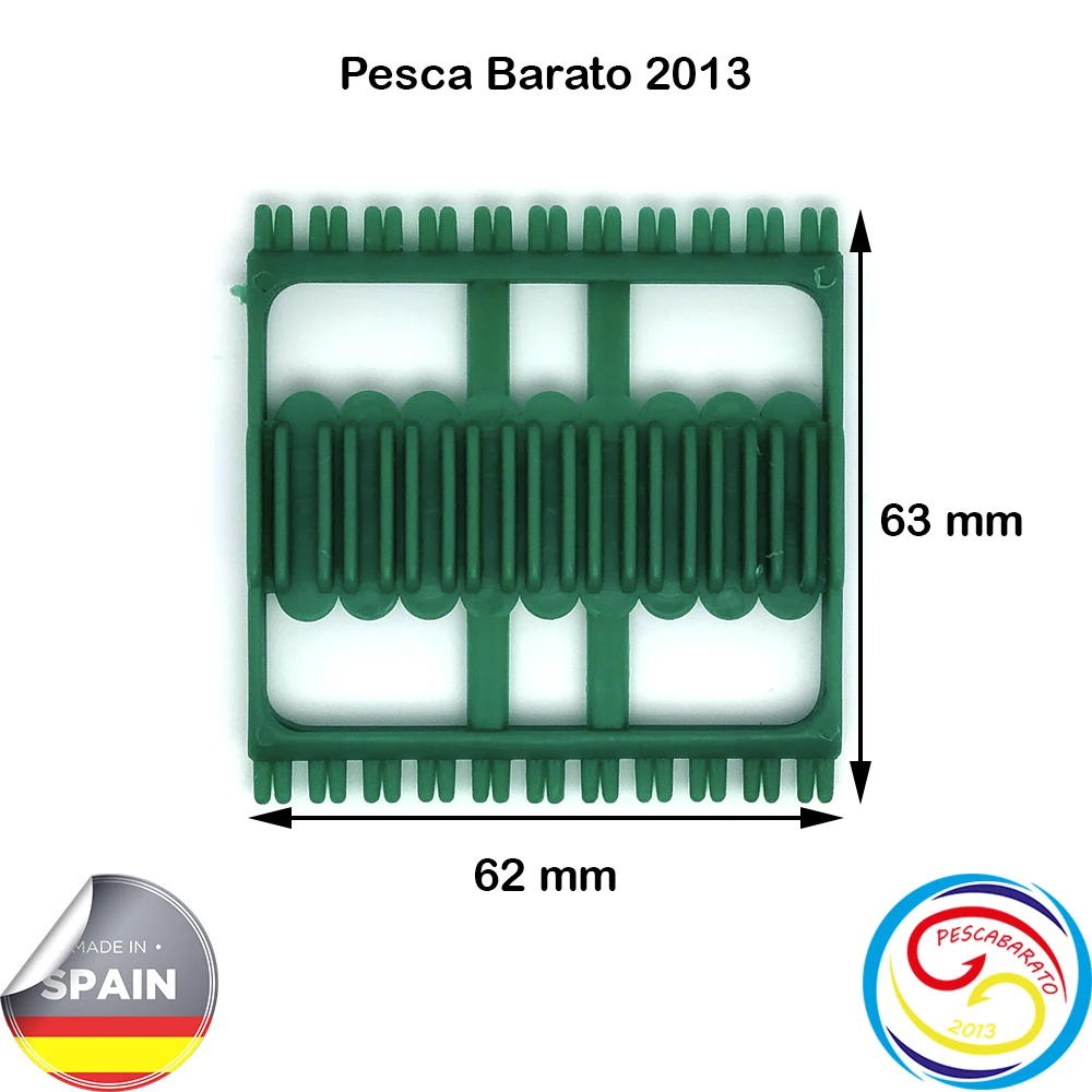 Plegadora para anzuelos de pesca. Lote de  50 unidades. En cada plegadora se puede guardar 10 anzuelos. - imagen 2