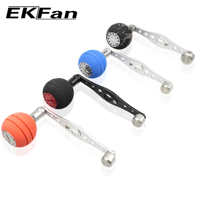 EKFan CNC Proces aleación de aluminio 110MM mango perilla EVA adecuado para SHI & DAI Baitcasting accesorios de aparejos de carrete de pesca - imagen 3