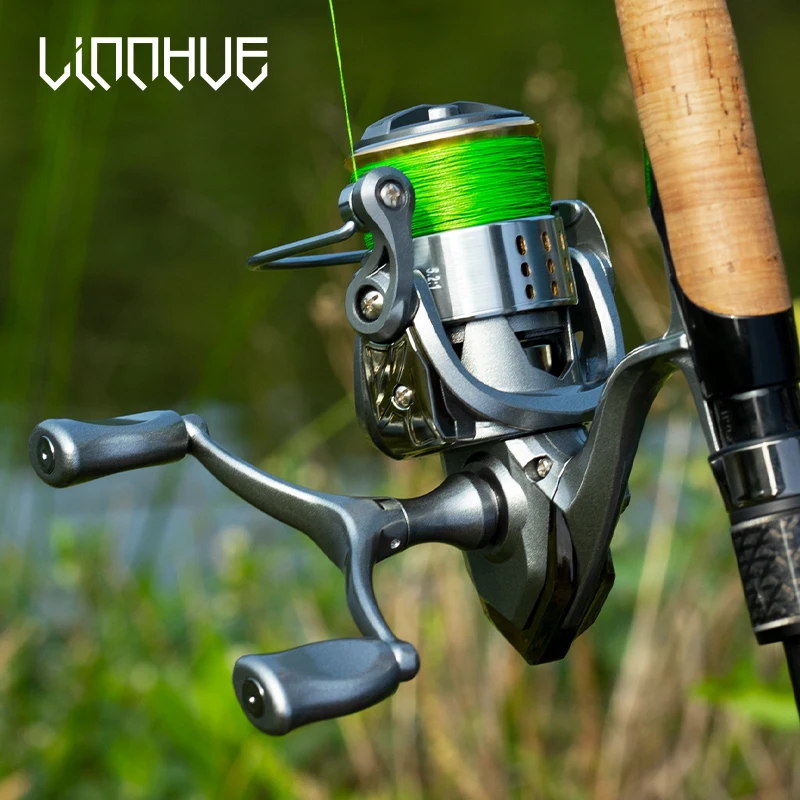 LINNHUE-carrete De Pesca De doble agarre, Accesorio giratorio De 8kg, LC 1500-2500 - imagen 3