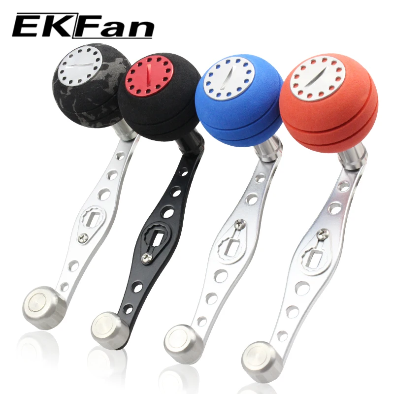 EKFan CNC Proces aleación de aluminio 110MM mango perilla EVA adecuado para SHI & DAI Baitcasting accesorios de aparejos de carrete de pesca - imagen 2