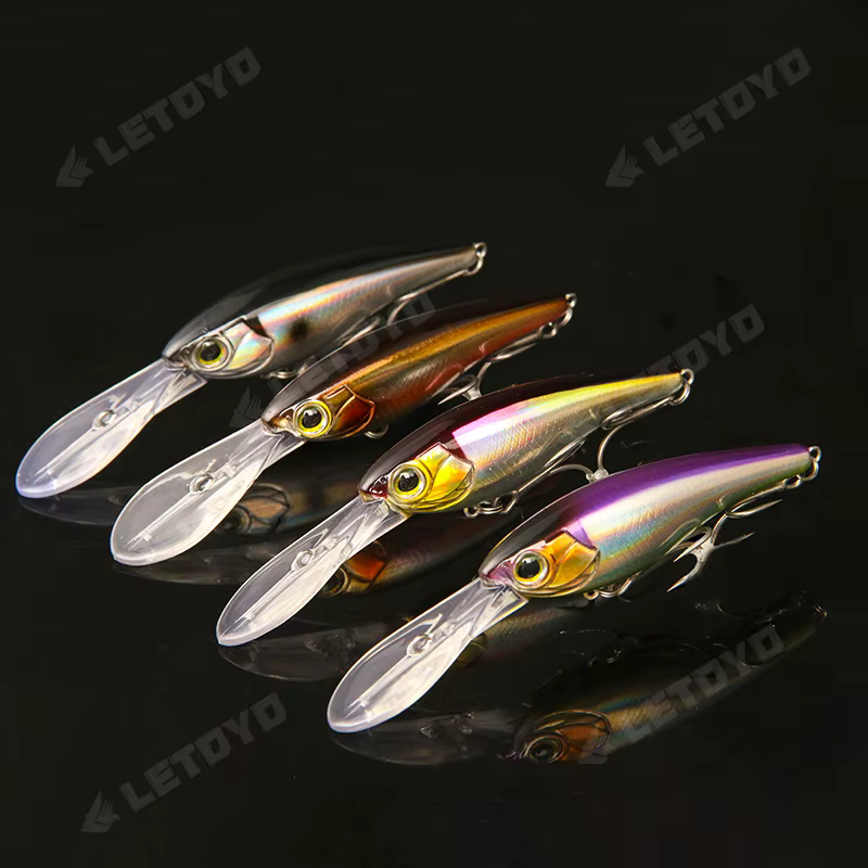 LETOYO pececillo suspendido 3,8g 6g 10g 0-4m de profundidad cebo Artificial de buceo profundo trucha lubina señuelos para Lucio Minnow Señuelos de pesca - imagen 5