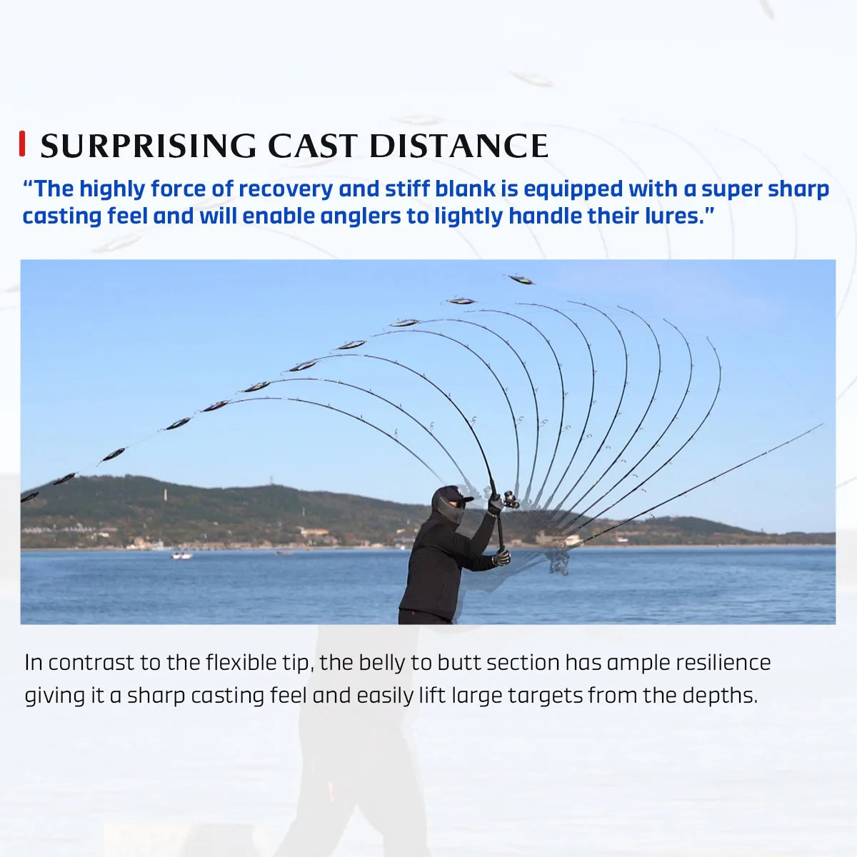 NOEBY VOYAGER Light Concept Popping Rod 2,29 m 2,51 m guías Fuji de fundición en alta mar Toray T1100 atún GT cañas de pescar de agua salada - imagen 5