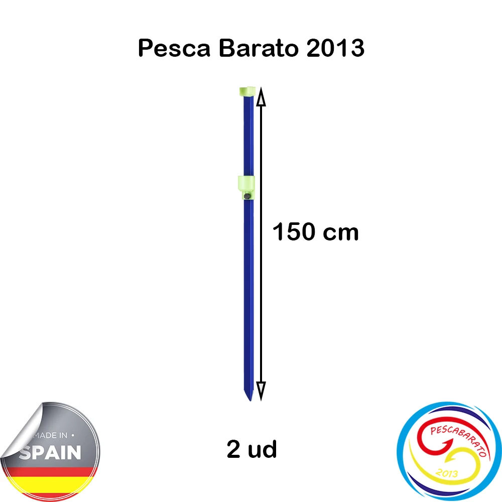 soporte playa 150 cm - 2 unidades