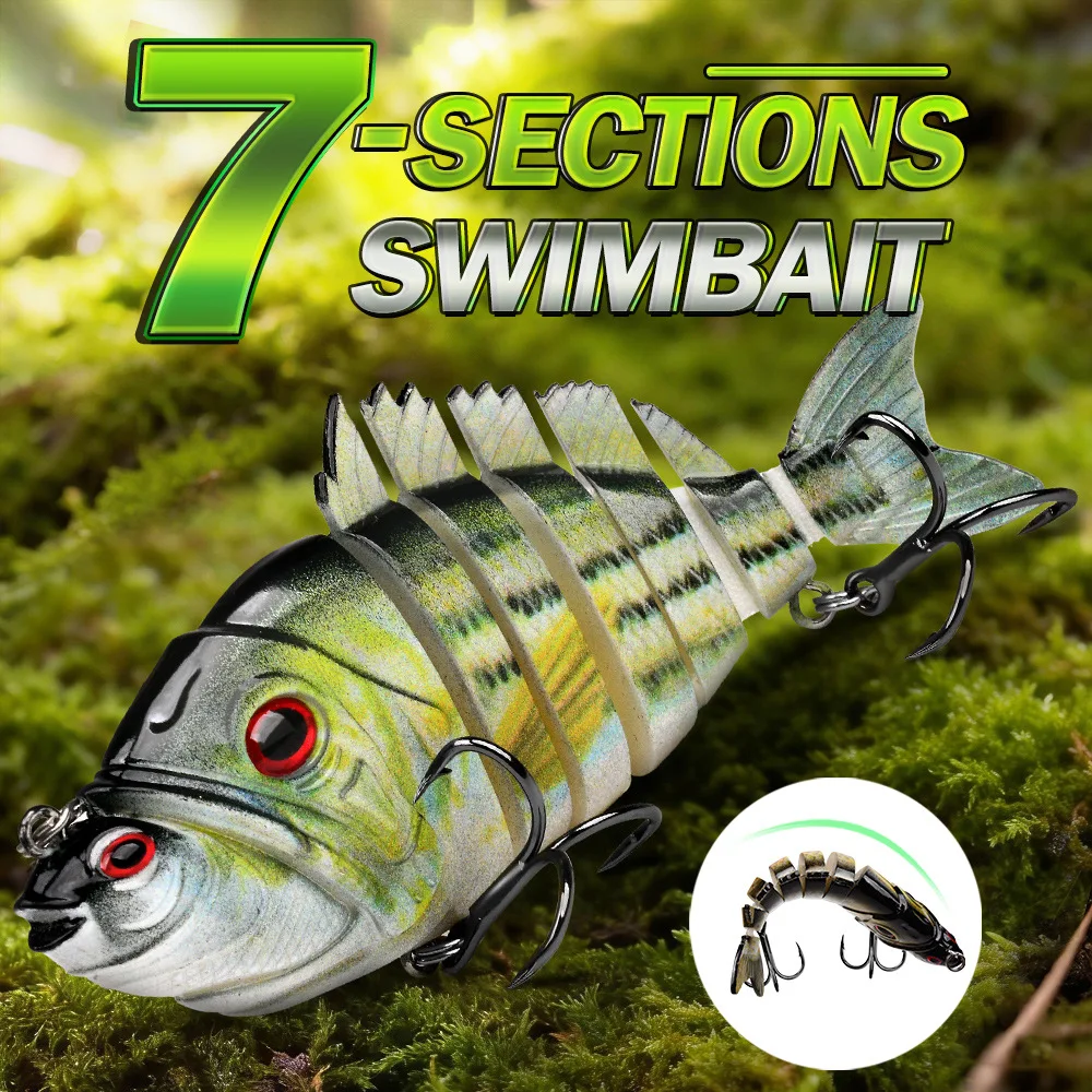 Señuelo duro multiatriculado LHFSH – Swimbaits hundimiento lento lubina - imagen 4