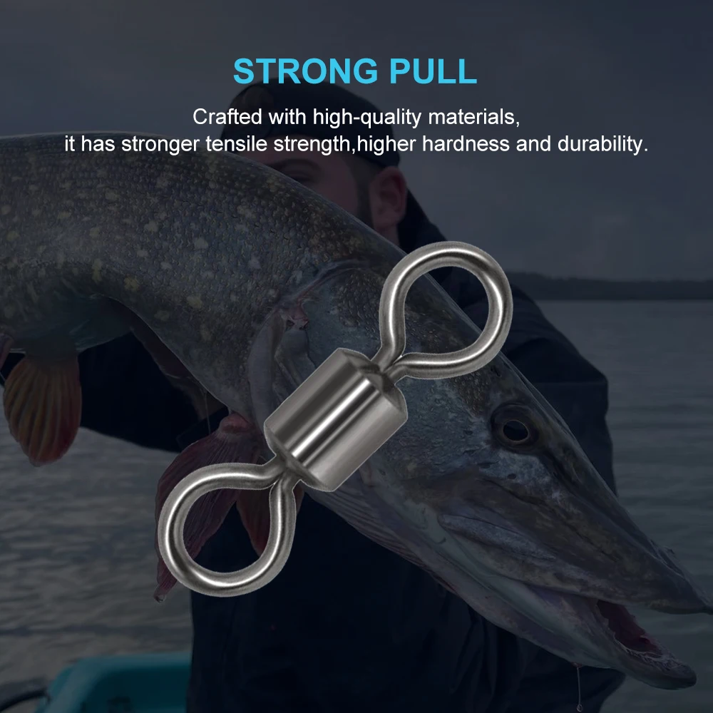 KESFISHING-rodamiento de bolas de acero inoxidable, accesorios de pesca, aparejos, 50 unidades - imagen 3