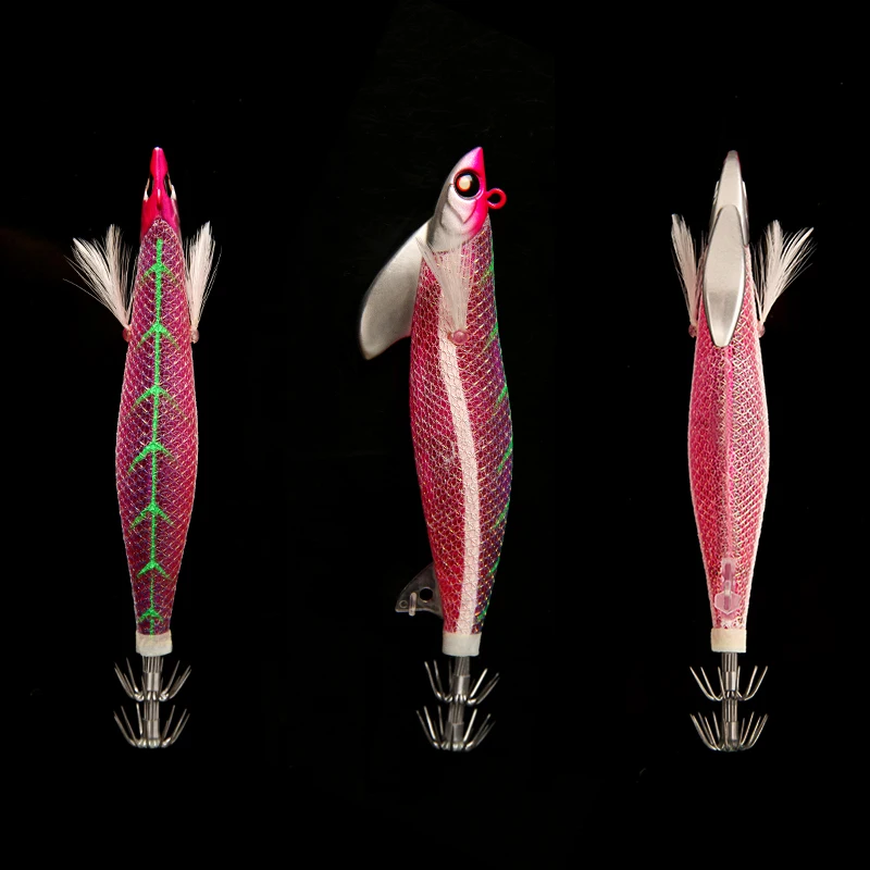 LETOYO Tip Run lead señuelo de calamar con jig de calamar BKK HOOK EGING Cebo artificial eging para pulpo sepia Señuelos de pesca en el mar EGI - imagen 4