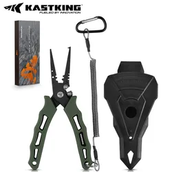 Alicates de anillo dividido de pesca KastKing Cutthroat de 7 pulgadas, herramientas de pesca de acero inoxidable 420, equipo de pesca resistente al agua salada