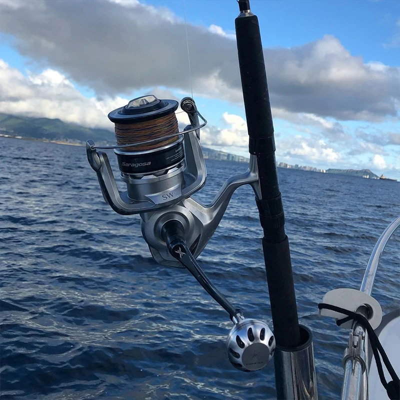 Gomexus-perilla de potencia de 45mm, mango de carrete Daiwa, Saltiga, perilla de afinación giratoria directa para shimano y Daiwa - imagen 4