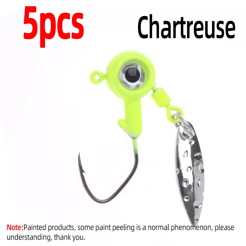 5pcs Chartreuse