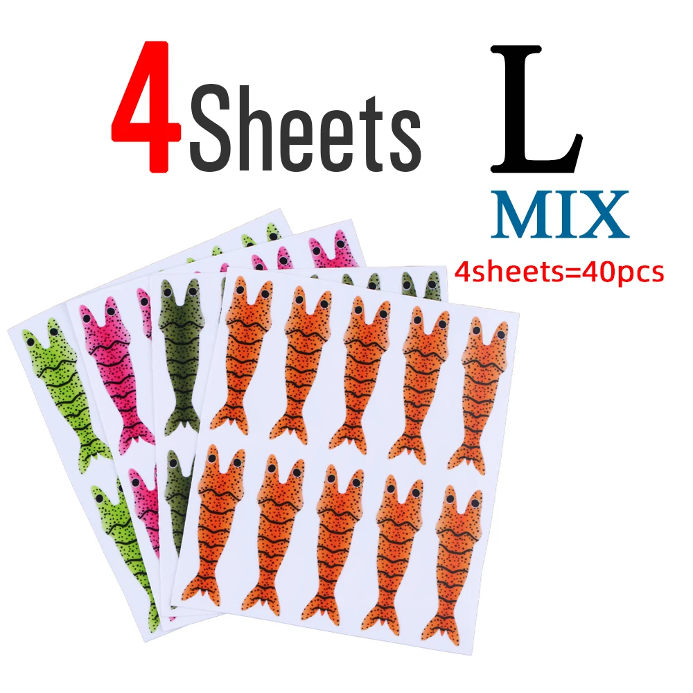 40pcs L MIX