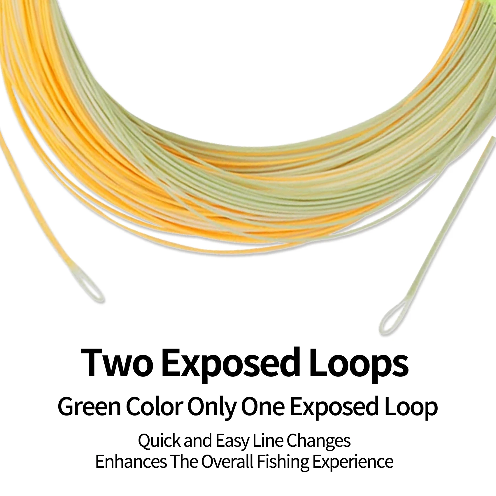 Línea de pesca Tenkara súper delgada de tres colores Aventik, línea de pesca con mosca para tiro de ninfa, 0,55mm, 100 pies - imagen 3