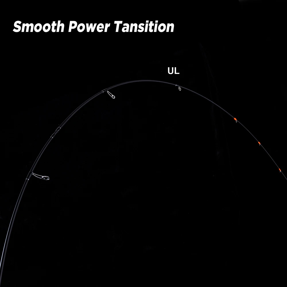 GOTURE WAVIER-caña de pescar giratoria de fundición, ligera, 2 secciones, portátil, 1,65/1,98/2,1/2,59 M - imagen 4