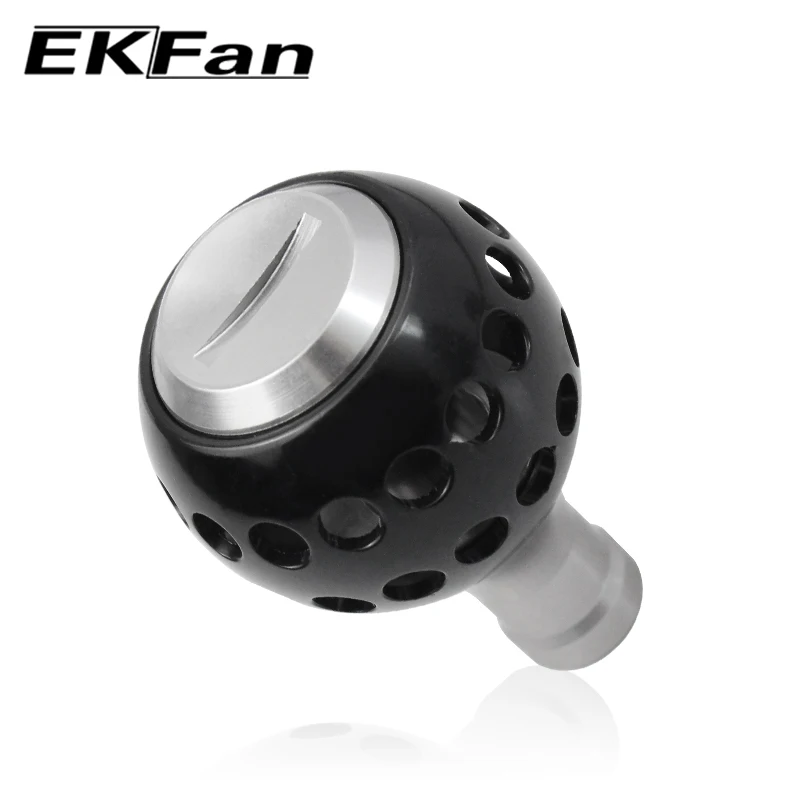 EKFan 1 pieza 29MM aluminio Baitcasting carrete de pesca giratorio mango perilla accesorio de aparejos de pesca - imagen 2