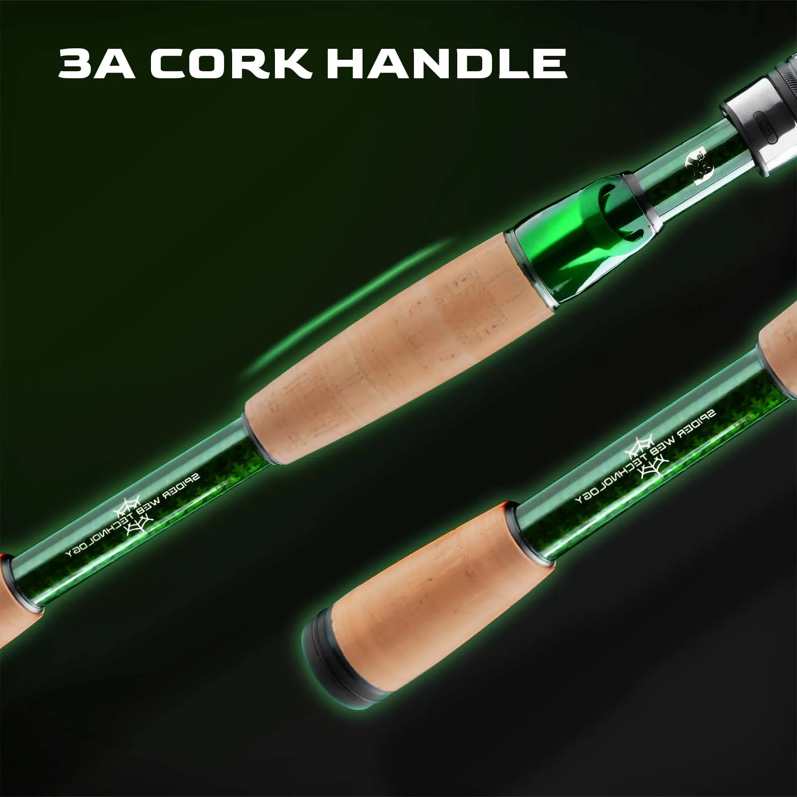 HANDING Poison FUJI®SIC-Guías de anillo, caña de pescar giratoria, H/XH, Toray giratorio®Espacios en blanco de carbono de 40 toneladas, XF Action, pesca de carbono - imagen 5