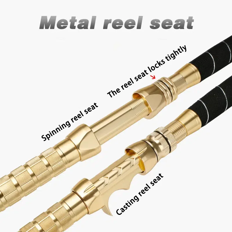 Caña de pescar Goture Casting/Spinning Ultra dura, caña de pescar de curricán profundo, punta de poste de fibra de vidrio sólida, caña de pescar para barco - imagen 3