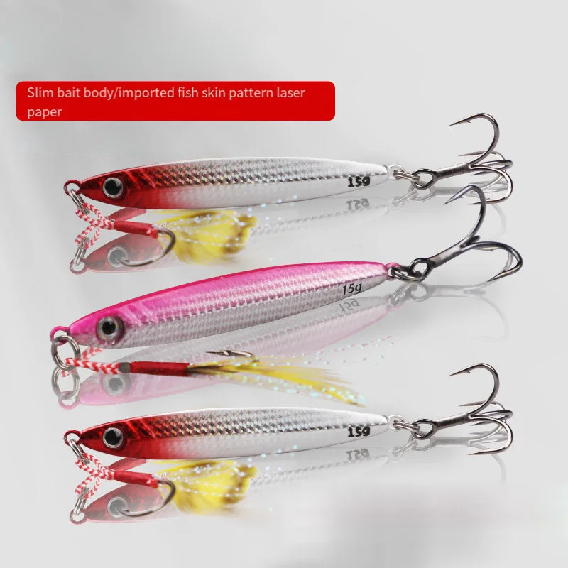 Plantilla de Metal fundido, cuchara, señuelo de Pesca, fundición a tierra, Jigging, pescado, lubina, cebo Artificial, aparejos SwimBait, Señuelos de Pesca, 10-40g - imagen 3