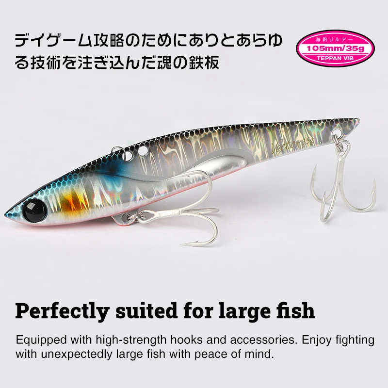 Tsurinoya Teppan VIB – Señuelo vibratorio 105mm 35g - imagen 5