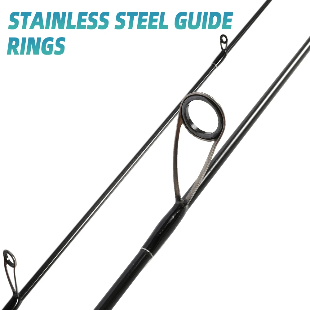 Caña de pescar ultraligera de carbono MIFINE SPEEDFLY SPIN 24T 1,8 M 1,98 M 2,1 M peso del señuelo 0,5-6g viaje UL Spinning 2 secciones caña de trucha - imagen 5