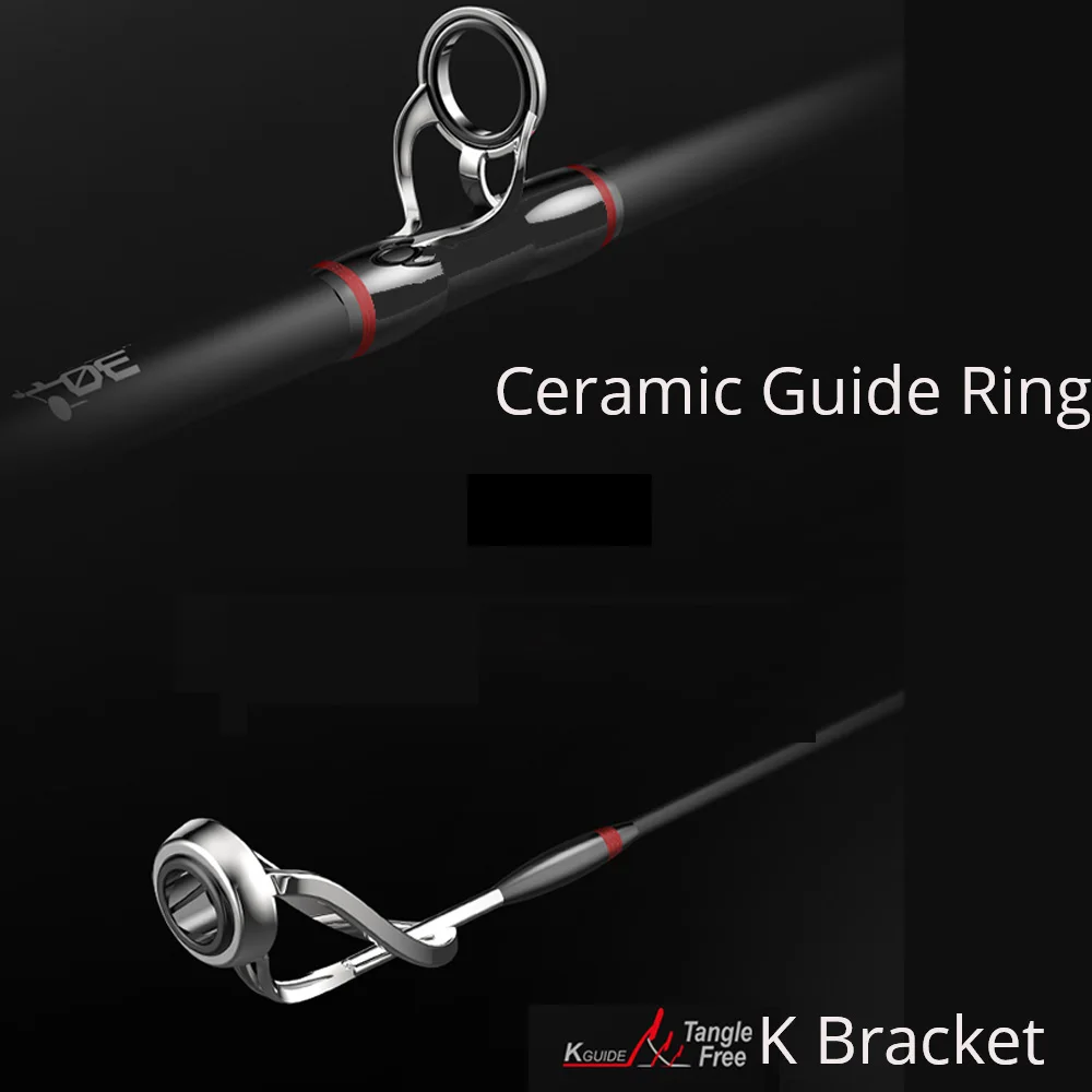 KastKing Valiant Eagle II cebo ultraligero caña de pescar de fundición giratoria Finesse 1,52-1,88 m con fibra de carbono 30T para corriente - imagen 5