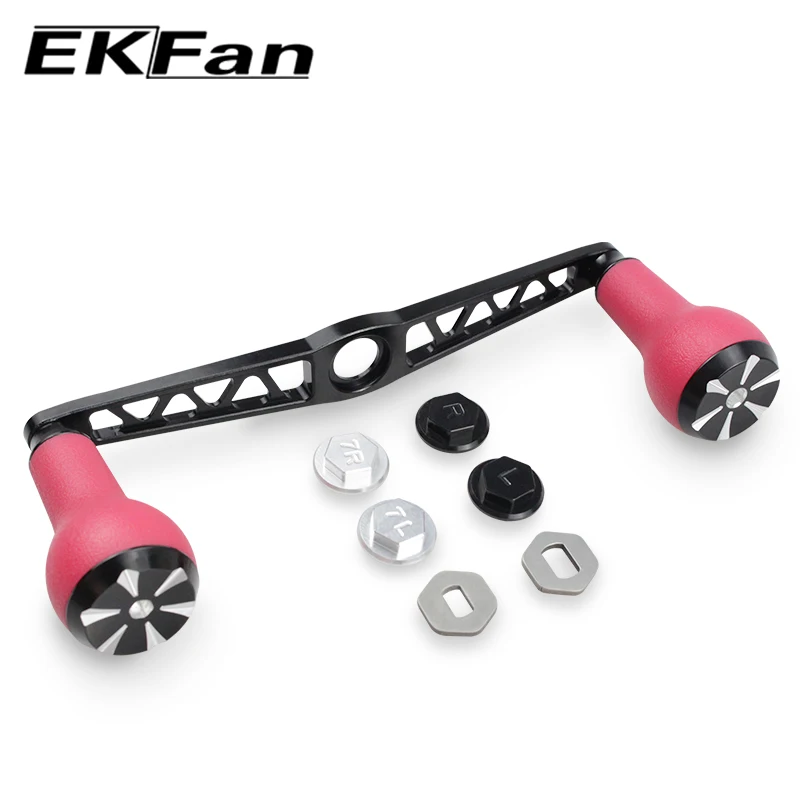 Ekfan-mango de aluminio de aleación de 140MM para pesca, perilla de Material TPE para SHI & DAI, accesorio de aparejos de carrete de Baitcasting - imagen 4