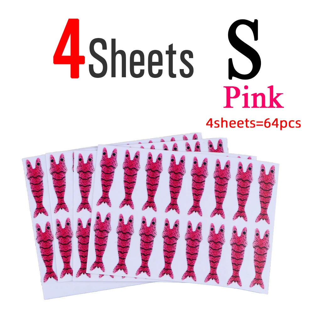 64pcs S  Pink
