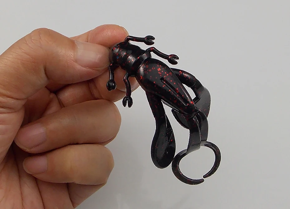 ESFISHING Craw Baits Kicker Bug 90mm Peche tentáculos al por mayor Pesca de silicona cebo de Pesca suave - imagen 3