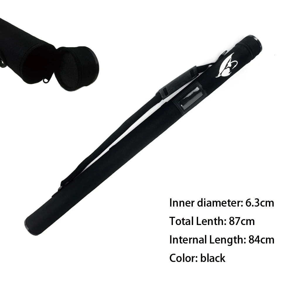 Aventik-funda rígida para caña de pescar, funda para caña de pescar con correa de transporte, tubo para cañas de mosca, calidad súper ligera, nueva bolsa de embalaje para caña de pescar