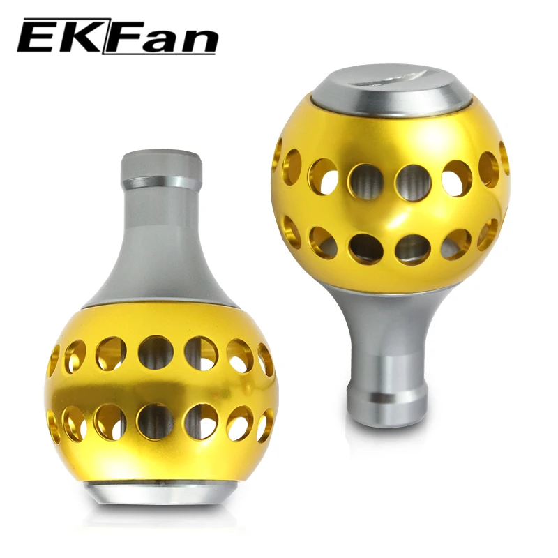 EKFan 1 pieza 29MM aluminio Baitcasting carrete de pesca giratorio mango perilla accesorio de aparejos de pesca - imagen 3