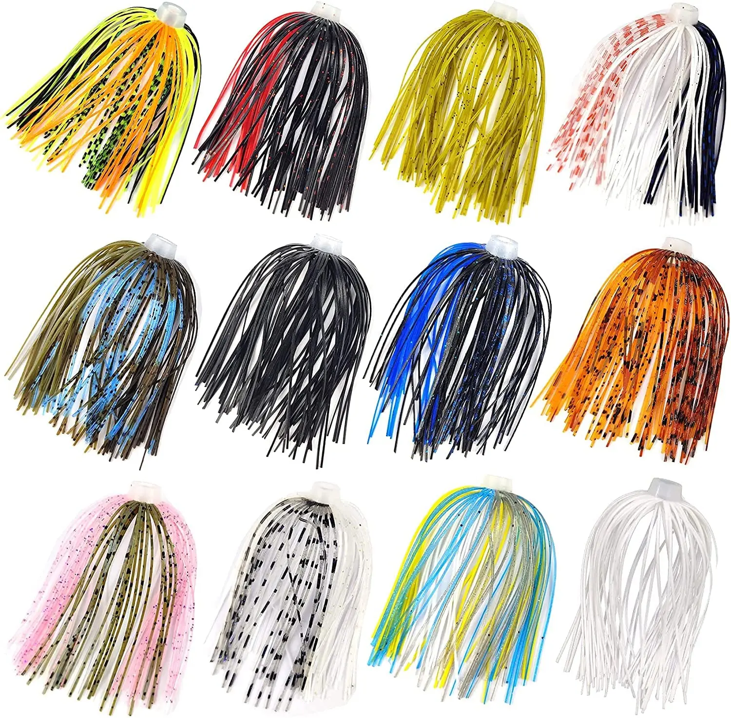 Falda de silicona para Spinnerbaits y Buzzbaits – colores variados